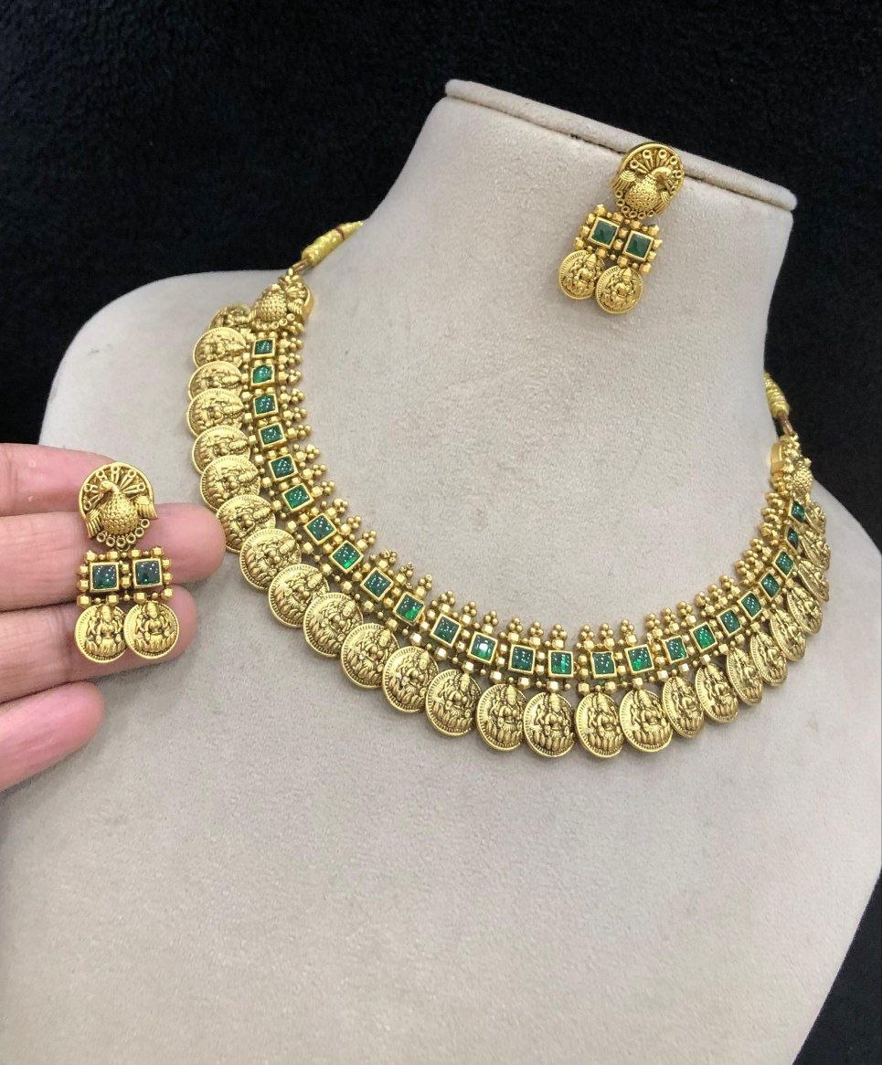 Lakshmi Coin Necklace set